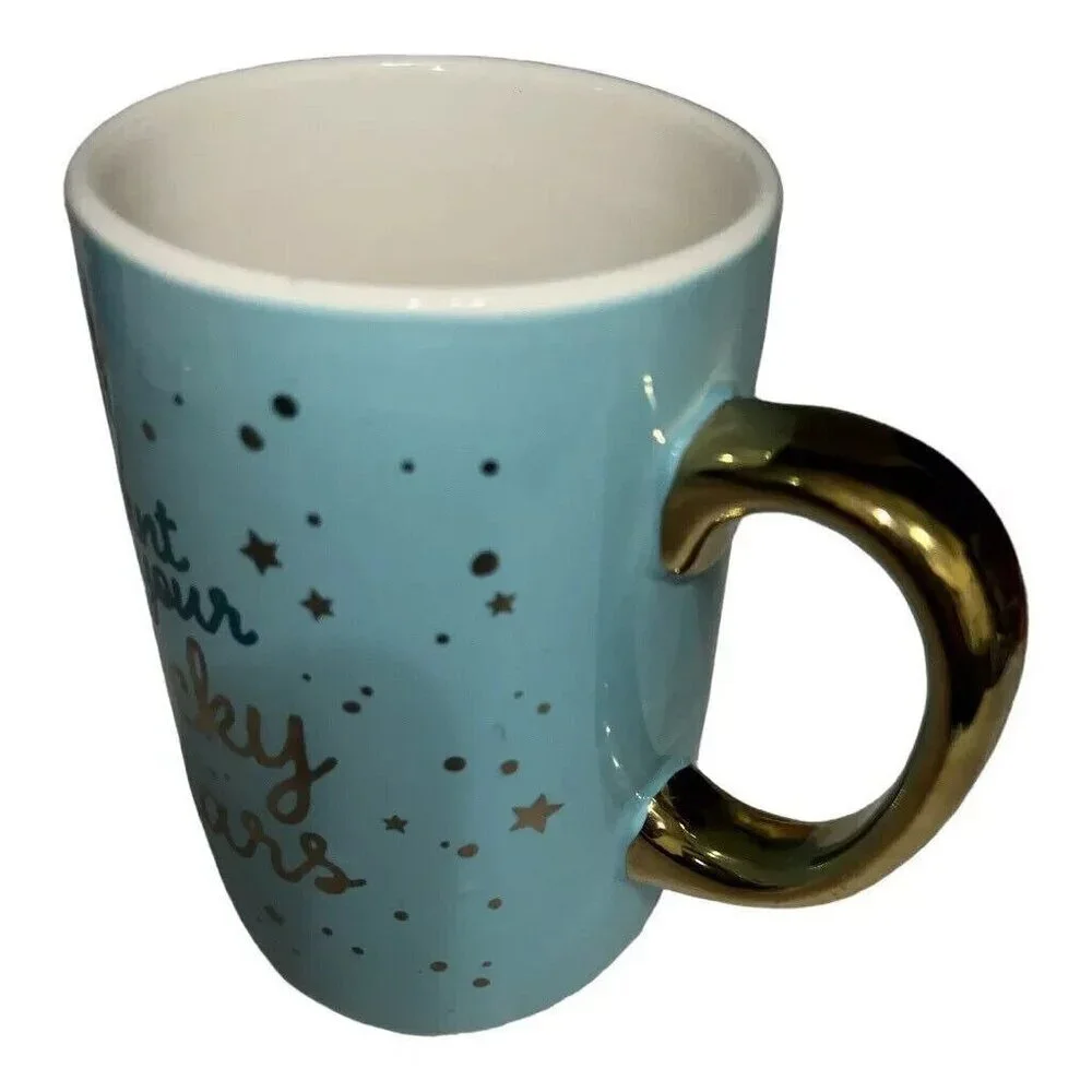 Jumbo Mug Modern Expressions Coffee Tea 20.6 oz Gift Count Your Lucky Stars New